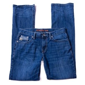 Cinch Ian Jeans Western Boot Mens 32x36 Denim Blue